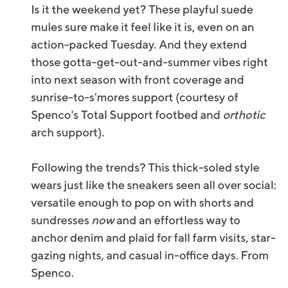 Spenco Orthotic Suede Bow Mules - Picture 5 of 7